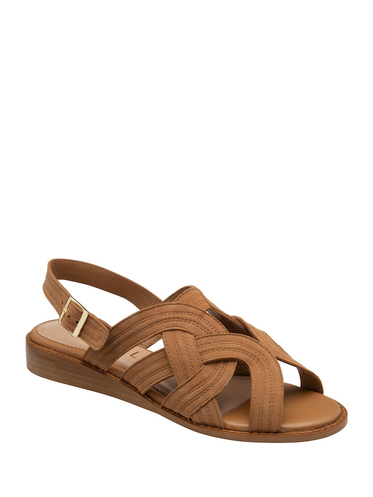 Ravel Bajo Wedge Interwoven Leather Sandals - Imagen 1 de 4