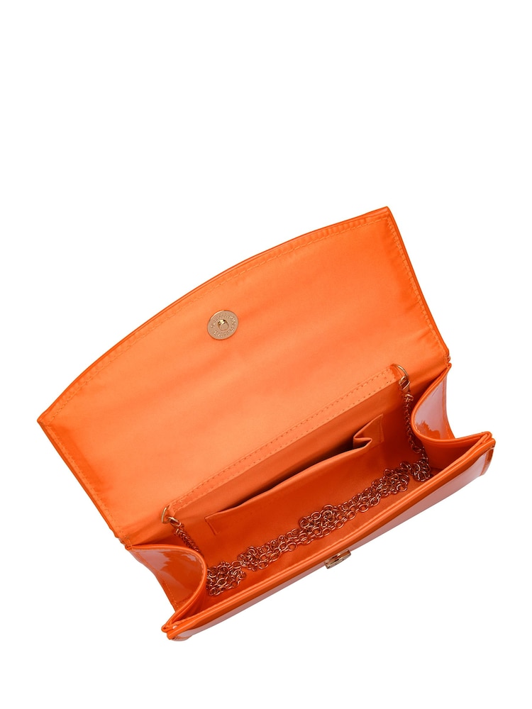 Ravel Orange Clutch Bag - Image 4 of 4