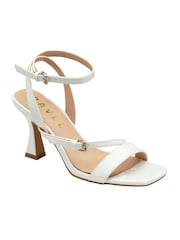 Ravel White Ankle Strap Sandals - Image 1 of 4
