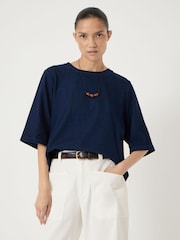 Hush Blue Romina Denim T-Shirt - Image 1 of 6