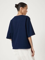 Hush Blue Romina Denim T-Shirt - Image 4 of 6