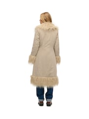 Green Long Afghan Coat - Image 3 of 8