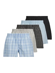 JACK & JONES Grey Boxers 5 Pack - Image 1 of 7