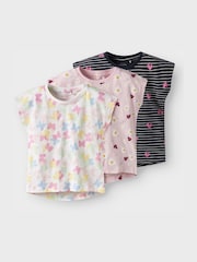 Name It White Graphic T-Shirts 3 Pack - Image 1 of 4