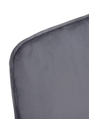 Barker and Stonehouse Grey Velvet Swivel Dining Chair - Image 5 of 6