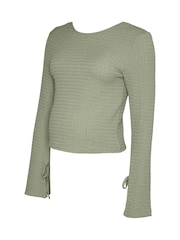 Mamalicious Maternity Long Sleeve Scoop Neck Top - Image 5 sur 6