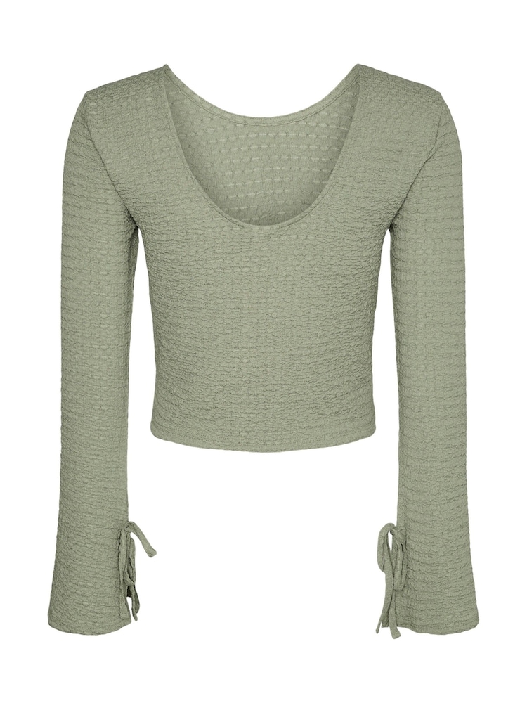 Mamalicious Maternity Long Sleeve Scoop Neck Top - Image 6 sur 6