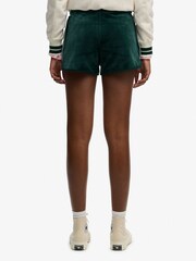 Superdry Green Country Club Velour Shorts - Image 6 of 6