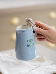 Yvonne Ellen Blue Cat Jug - Image 3 of 3