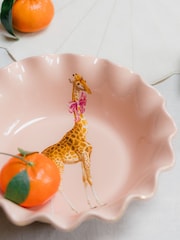 Yvonne Ellen Pink Giraffe Fruit Bowl - Image 1 of 2