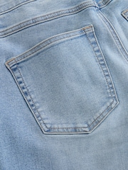 Light Blue Slim Fit Essential Stretch Jeans - Image 11 of 11
