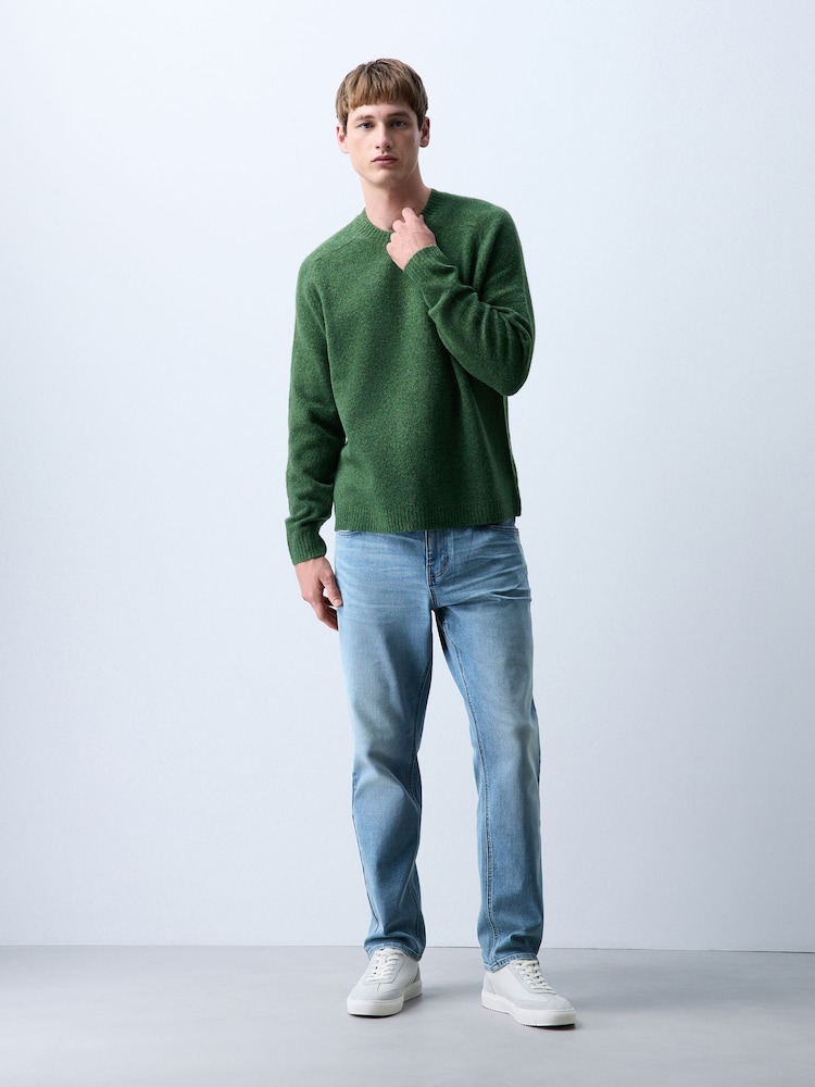 Light Blue Slim Fit Essential Stretch Jeans - Image 2 of 11 Light Blue Slim Fit Essential Stretch Jeans - Image 2 of 11