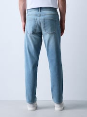 Light Blue Slim Fit Essential Stretch Jeans - Image 3 of 11