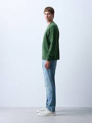 Light Blue Slim Fit Essential Stretch Jeans - Image 7 of 11