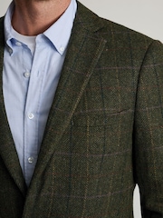 Brook Taverner Green Check British Wool Jacket - Image 3 of 6