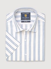 Brook Taverner Blue Short Sleeve Shirt - Image 3 of 5