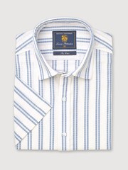 Brook Taverner Blue Short Sleeve Shirt - Image 8 of 10