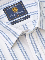 Brook Taverner Blue Short Sleeve Shirt - Image 9 of 10