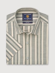 Brook Taverner Green Short Sleeve Shirt - Image 3 of 5