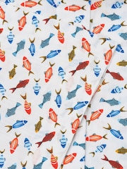 Brook Taverner White Print Short Sleeve Shirt - Image 5 of 5