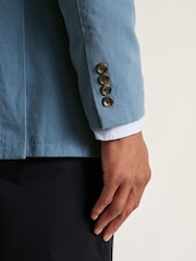 Brook Taverner Blue Washed Cotton Jacket - Image 8 of 9