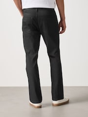 Black Solid Bootcut Classic Stretch Jeans - Image 4 of 9