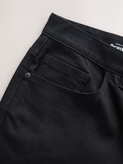 Black Solid Bootcut Classic Stretch Jeans - Image 8 of 9
