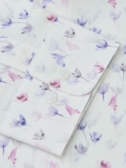 Brook Taverner White Floral Cotton Shirt - Image 5 of 5