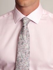 Brook Taverner Pink Fine Stripe Cotton Shirt - Image 3 of 7