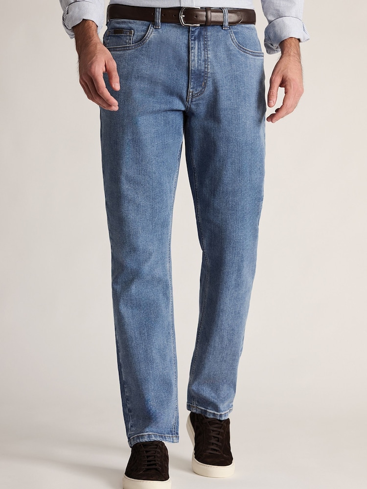 Brook Taverner Blue Tailored Fit Denim Jeans - Image 1 of 1