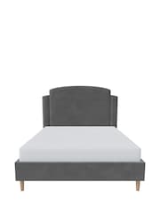 Millbrook Beds Grey Deco Arc Soft Chenille Frame - Image 3 of 6