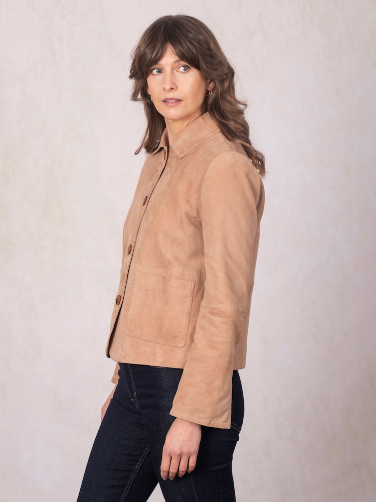 Lakeland Leather Brown Miller Suede Jacket - Image 6 of 6