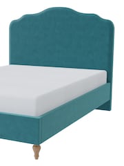 Millbrook Beds Teal Drift Luxury Velvet Frame - Image 5 of 6