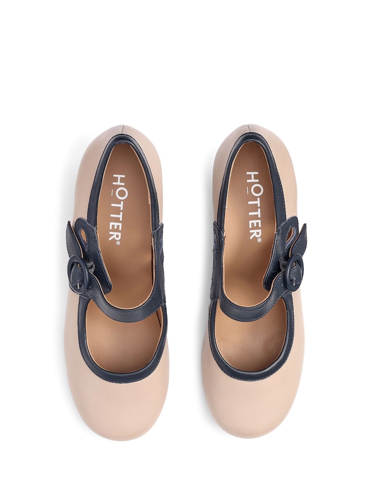 Hotter Natural Standard Fit Broadway Buckle Formal Shoes - Image 4 of 4 Hotter Natural Standard Fit Broadway Buckle Formal Shoes - Image 4 of 4