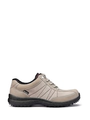 Hotter Grey Wide Fit Mist Lace Up Gore Tex Shoes - Image 1 of 4