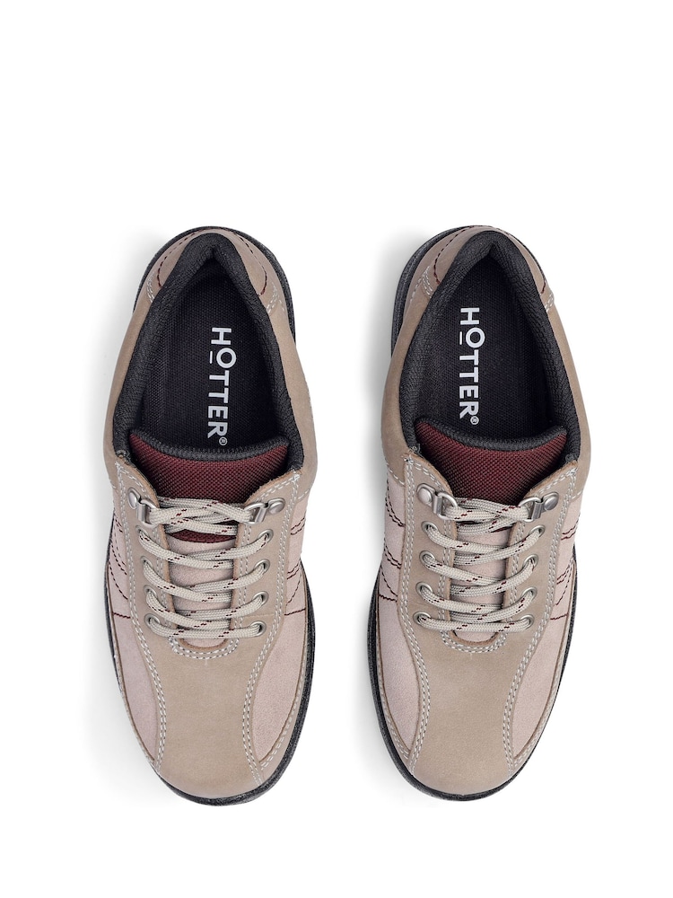 Hotter Grey Wide Fit Mist Lace Up Gore Tex Shoes - Image 4 of 4