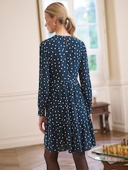Seraphine Green Maternity Tiered Mini Dress - Image 5 of 7