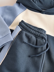 Blue Colour Block Hoodie and Joggers Set (3mths-7yrs) - Image 9 of 9