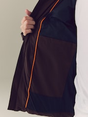 Brown Side Stripe Padded Collared Coat (3-16yrs) - Image 6 of 13