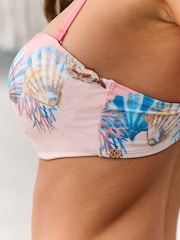 B by Ted Baker Blue Scenic Bandeau Bikini Top - Bild 5 von 5