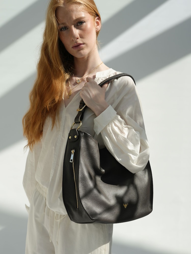 Καφέ - Δερμάτινη τσάντα Apatchy The Harriet - Εικόνα 1 του 6