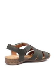 Hotter Green Regular Fit Standard Fit Carpa Touch Fastening Casual Sandals - Image 3 of 4