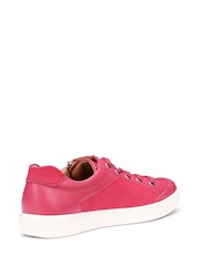 Hotter Pink Regular Fit Standard Fit Chase II Lace-Up/Zip Cupsole Shoes - Image 3 of 4