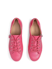 Hotter Pink Regular Fit Standard Fit Chase II Lace-Up/Zip Cupsole Shoes - Image 4 of 4