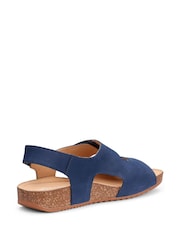 Hotter Blue Standard Fit Explore Touch-Fastening Casual Sandals - Image 3 of 4