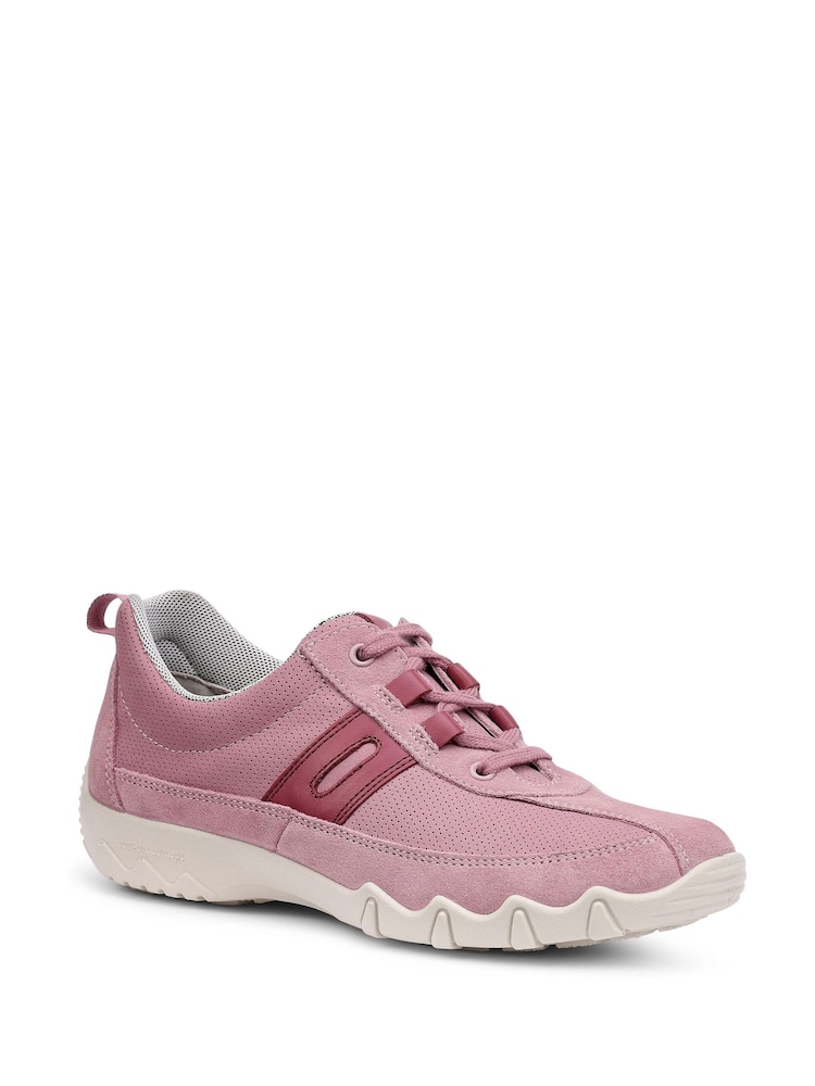Hotter Pink Wide Fit Leanne II Lace-Up Active Shoes - Image 2 of 3