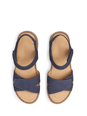 Hotter Blue Standard Fit Piya Touch-Fastening Casual Sandals - Image 4 of 4