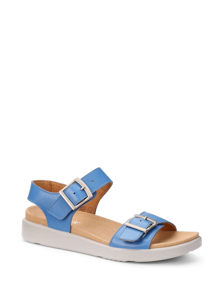Hotter Blue Standard Fit Corfu Buckle Casual Sandals - Image 2 of 4