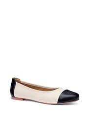 Hotter Natural Standard Fit Ingrid Slip-On Ballet Shoes - Image 3 of 4