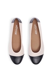 Hotter Natural Standard Fit Ingrid Slip-On Ballet Shoes - Image 4 of 4